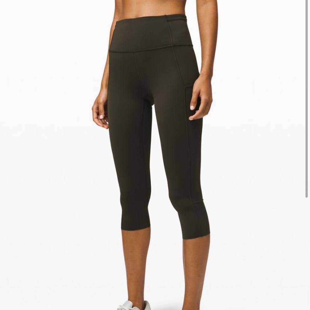 Lululemon Fast and Free Crop II 19”